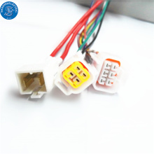 Indústria de fabricação de eletrônicos padrões de chicote de fios automotivo 6pin revestimento de conector